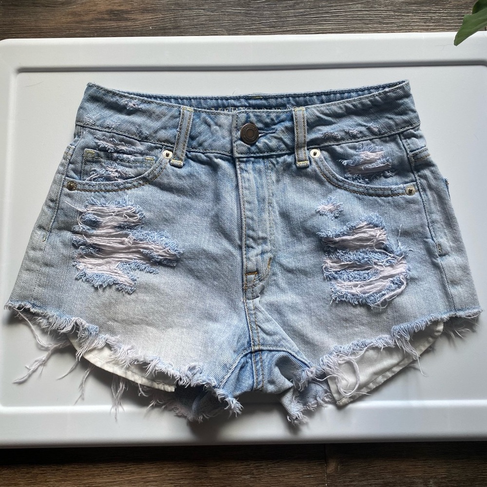 american eagle short shorts